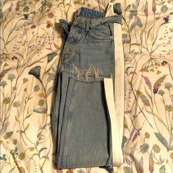 Zara side stripe pants